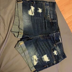 Jean shorts